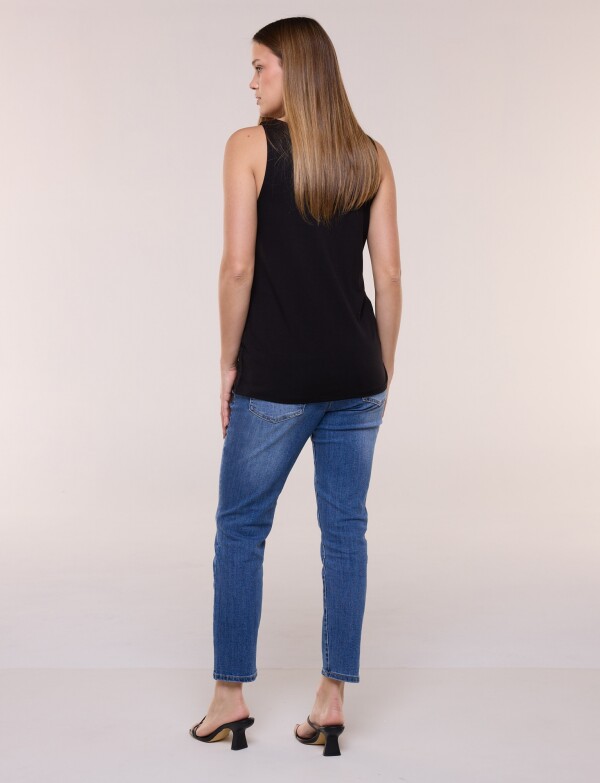 Musculosa Basica NEGRO