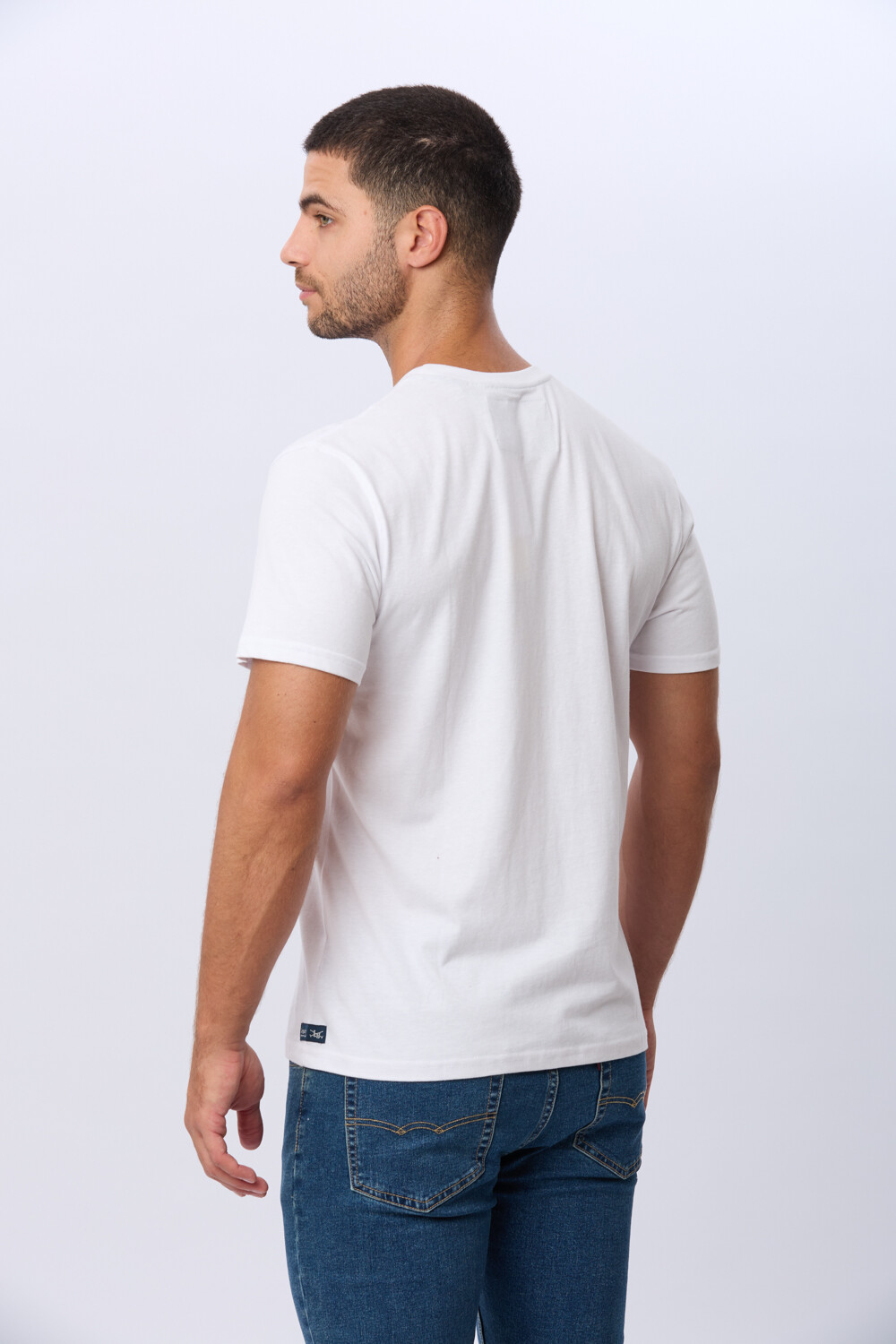 REMERA BÁSICA DE ALGODÓN Blanco