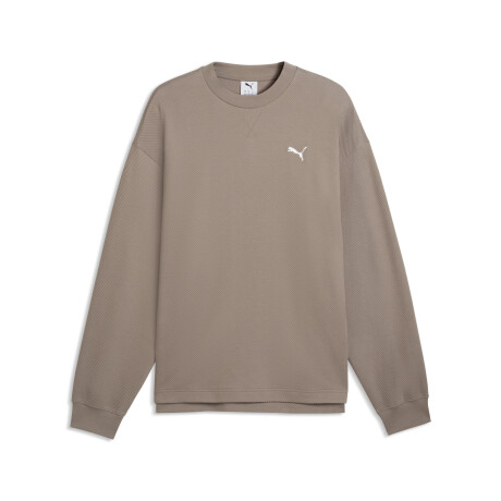 ESS Elevated Relax.Material Crew 69430881 Beige