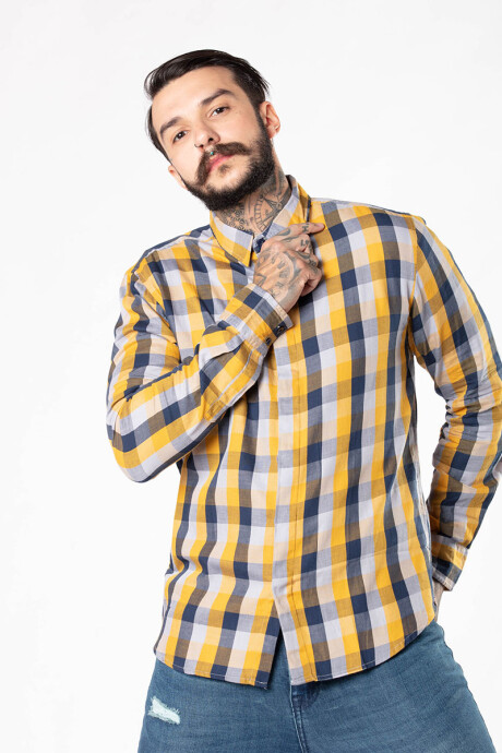 CAMISA ML MEMOVE 29 Amarillo/azul