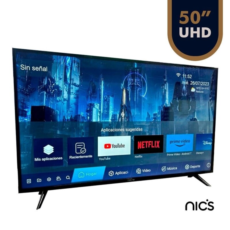 Tv Smart Nics 50" 4k Uhd Tv Smart Nics 50" 4k Uhd