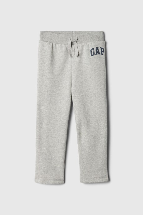 Pantalón Deportivo Logo Gap Recto Toddler Niño Light Heather Grey B08