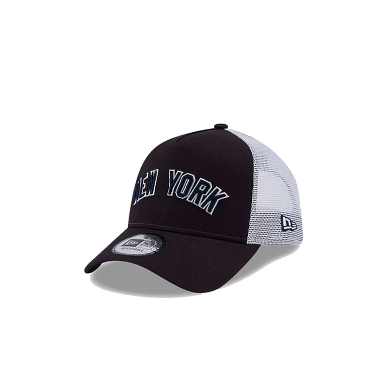 NEW ER GORRO TEAM SCRIPT 940 TRUCKER NEYYAN Marino-blanco