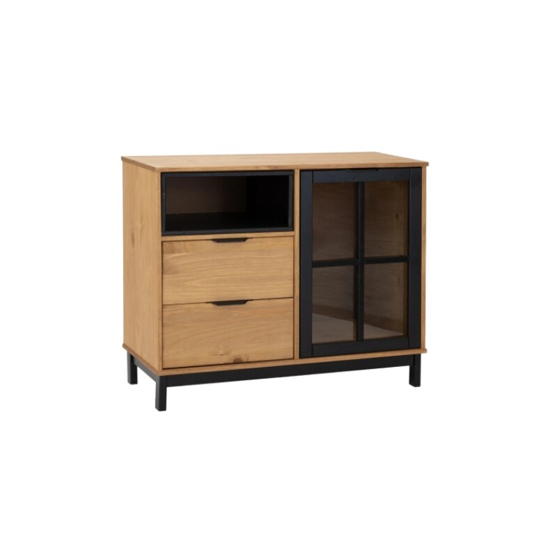 Aparador Bargueño 1p/2c - Madera - Denise (decor013) Aparador Bargueño 1p/2c - Madera - Denise (decor013)