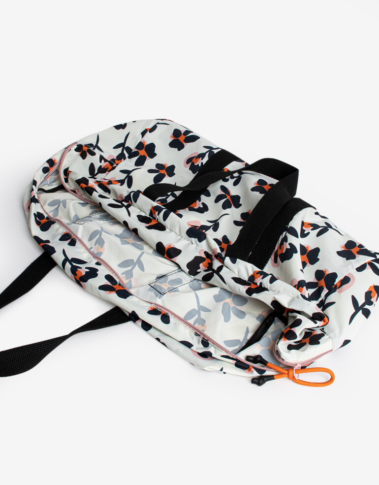 Porta Cosméticos Bolso Bolso Plegable Con Estampa Floral - Estampado Flores