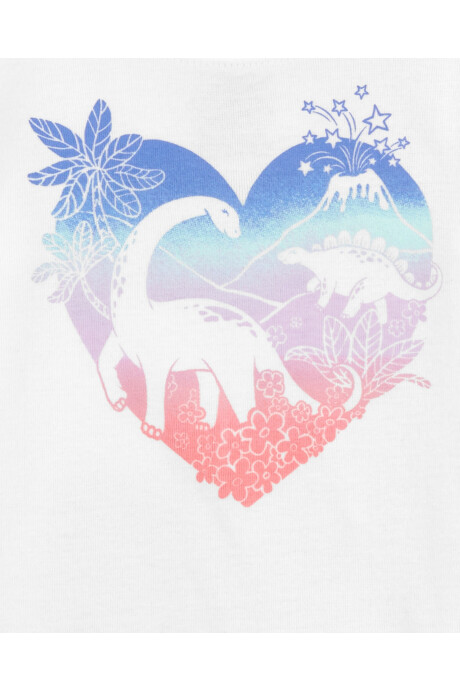 Pijama cuatro piezas de algodón, dos bermudas y dos remeras manga corta diseño dinos Pijama cuatro piezas de algodón, dos bermudas y dos remeras manga corta diseño dinos