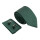 Set Corbata, pañuelo y gemelos VERDE