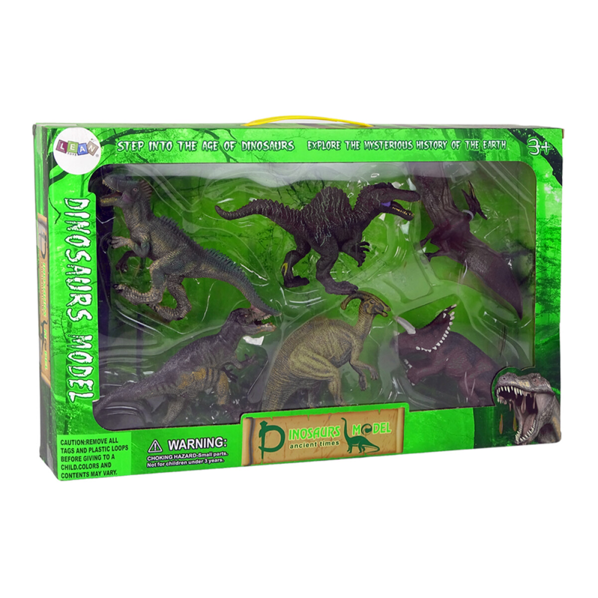 Set Colección de Dinosaurios Juego de 6 Figuras en Plástico - Multicolor 