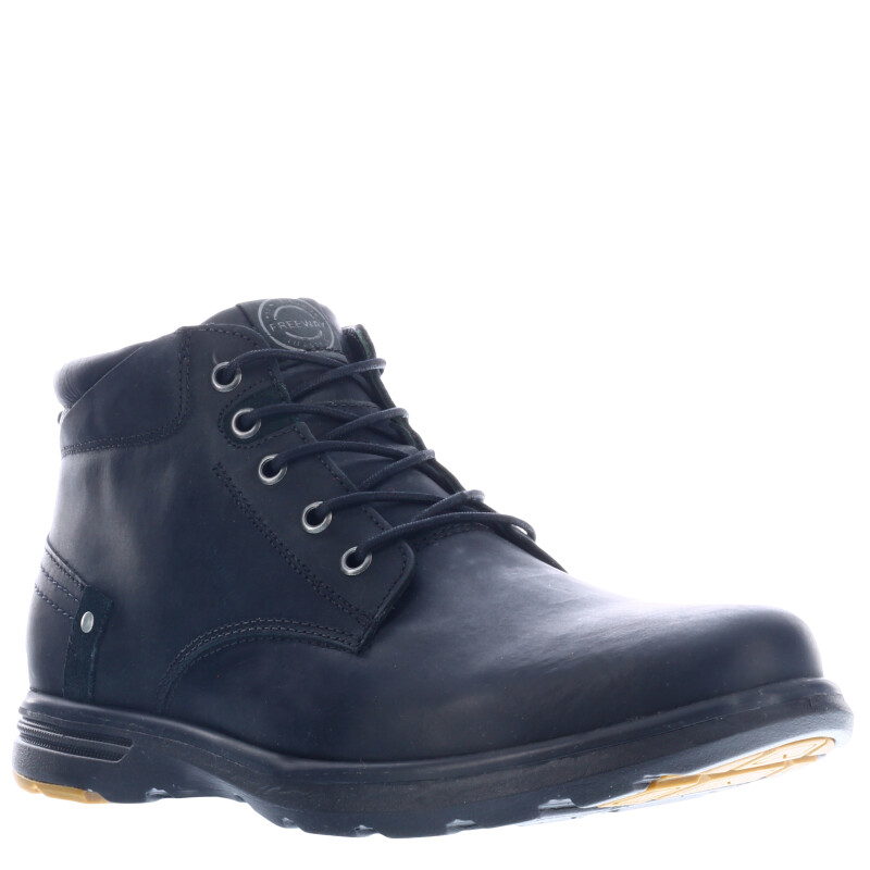 Bota de Hombre Freeway Casual Negro (Cuero Graso)