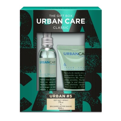 Perfume Urban Care for Men Classic 75 ML + Bálsamo After Shave 100 GR