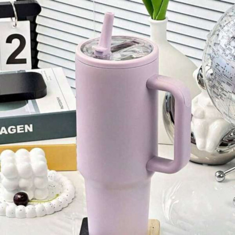 Vaso Térmico XL con Asa y Tapa 1200ml Lila