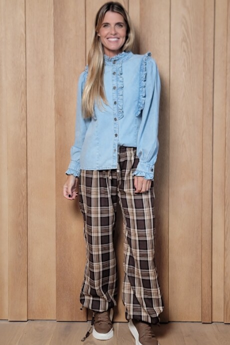 Pantalón Scott Escocés Chocolate