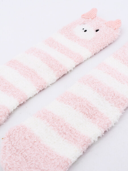 MEDIAS CHENILLE CHANCHITO ESTAMPADO 1