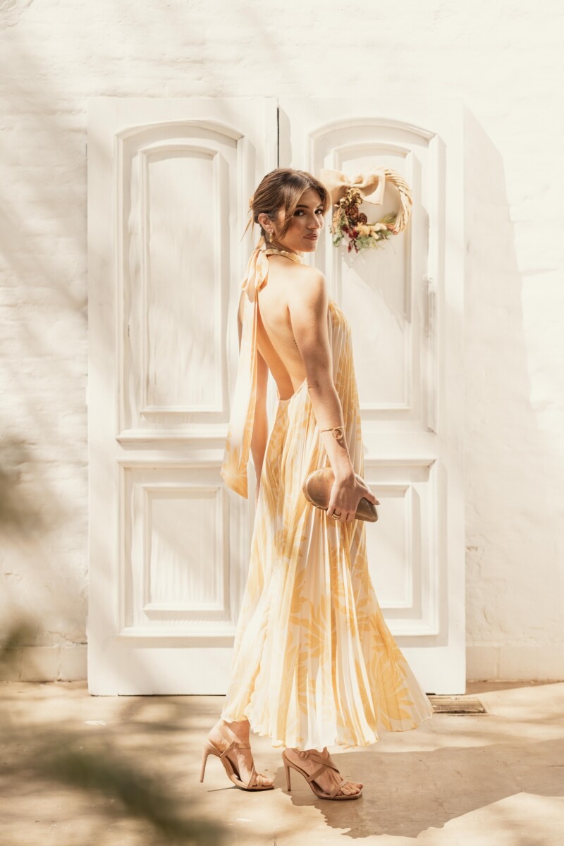 VESTIDO MARIANNA GOLD SPRING BOUQUET VESTIDO MARIANNA GOLD SPRING BOUQUET