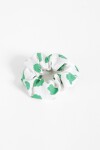 Gomita scrunchie splash verde