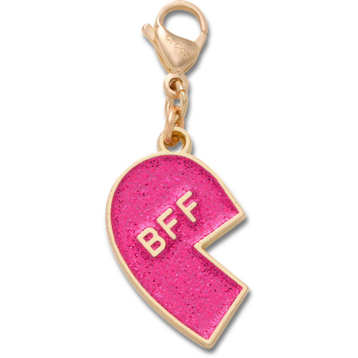 Llavero Crocs Pink Glitter BFF Charm Left 