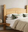 Respaldo Queen Madera Maciza 160cm Linea Mexicana Natural