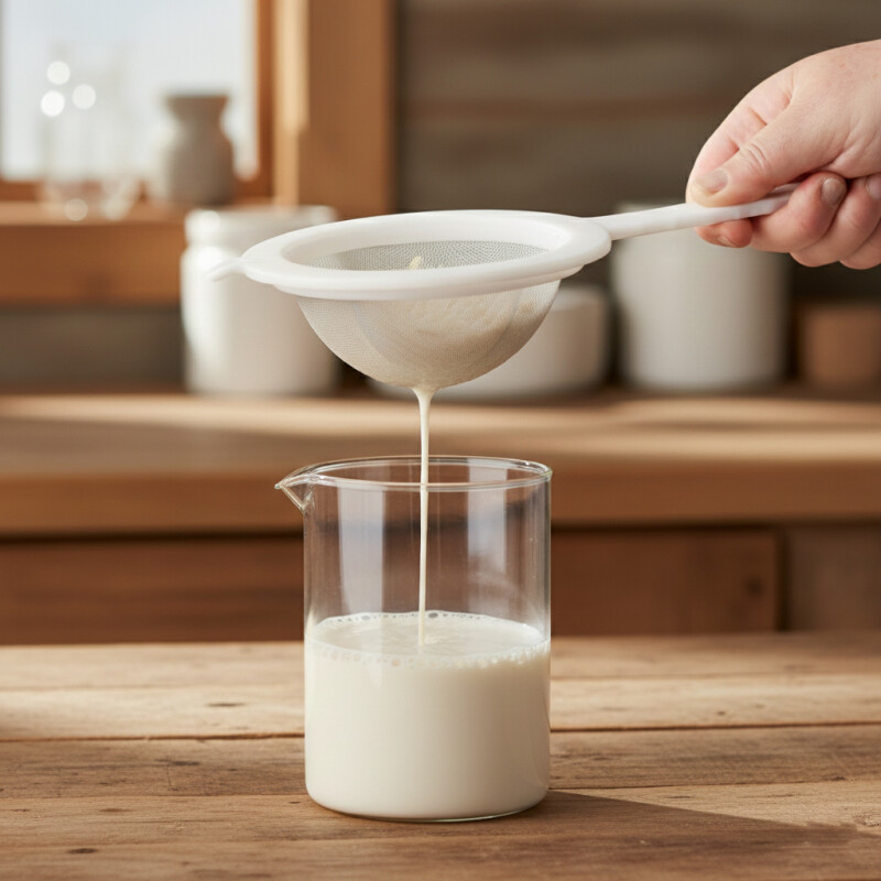 Filtro De Tela Multiuso Cocina Colador Lavable Sin Color