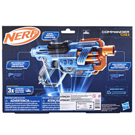 Pistola Blaster Nerf Elite 2.0 Commander 12 Dardos 001