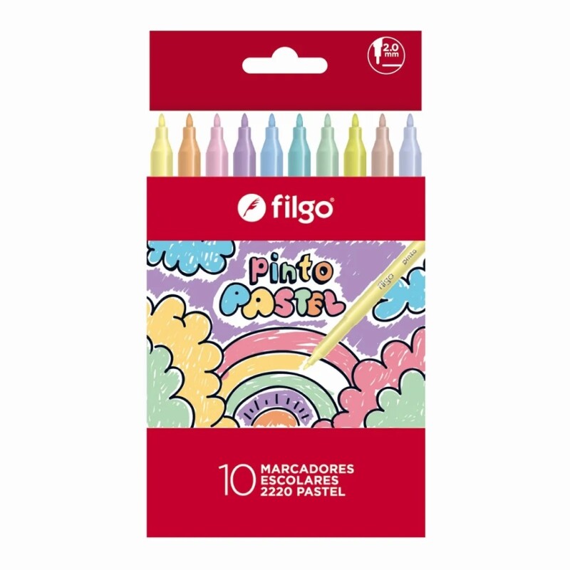 Marcadores Pastel x10 Filgo #Marcadores Pastel X 10 Filgo