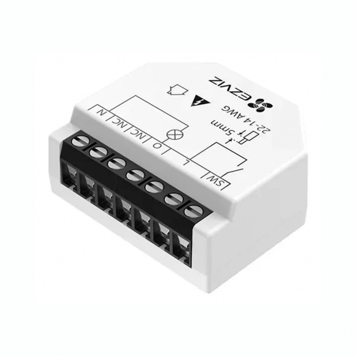 Relé Wifi Interruptor Para Luces Domotica EZVIZ T35W Control Inalámbrico Integración Con Google Assistant Y Alexa 