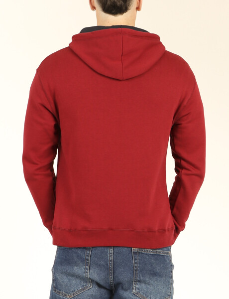 470914 SWEATER CANGURO HARRY Rojo Oscuro