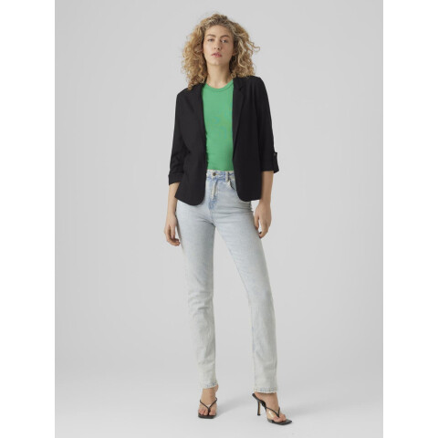 VMJESMILO 3/4 LOOSE BLAZER WVN GA NOOS BLACK