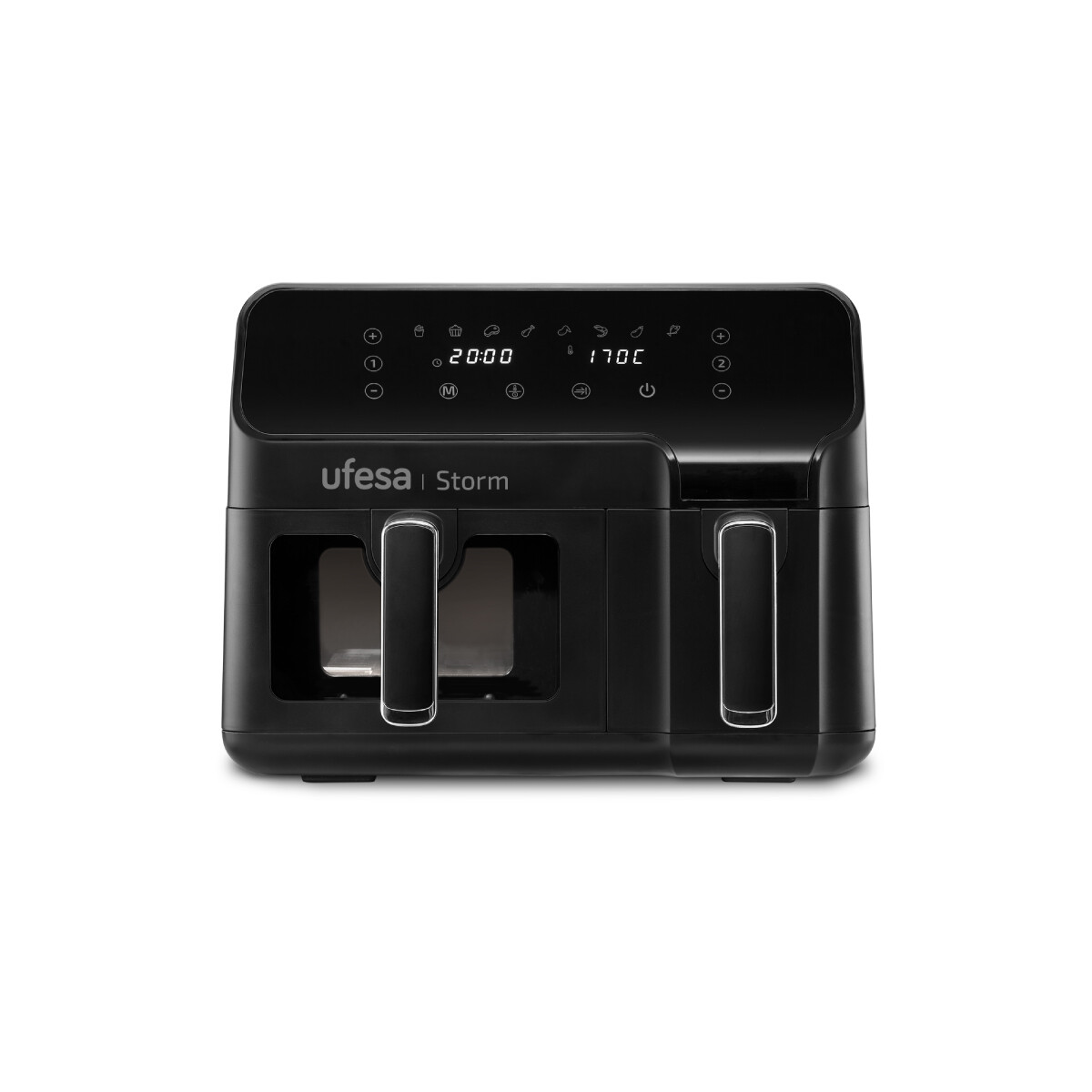 Freidora de Aire Ufesa Storm Doble Cubeta 