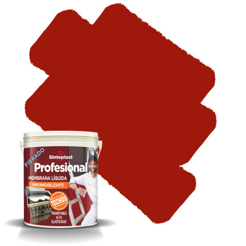 Membrana Profesional Fibrada Sinteplast Rojo Teja
