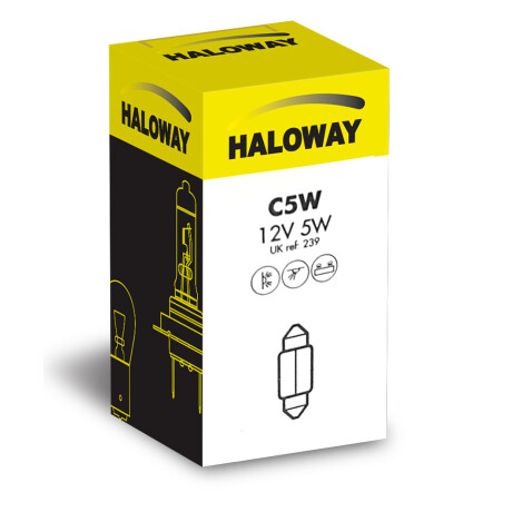 LAMPARA - C5W 12V =00204 HALOWAY LAMPARA - C5W 12V =00204 HALOWAY