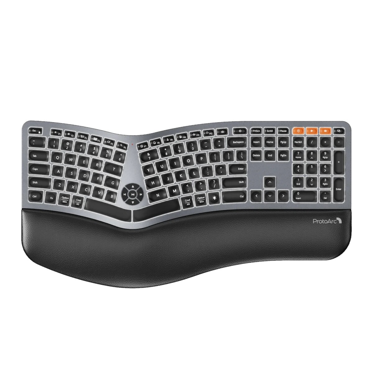 Teclado Ergonómico Bluetooth ProtoArc Ek01 Plus Retroiluminado 