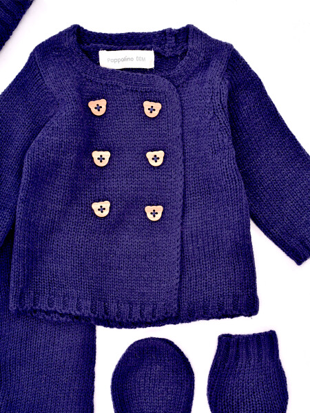 CONJUNTO RECIEN NACIDO AZUL OSCURO