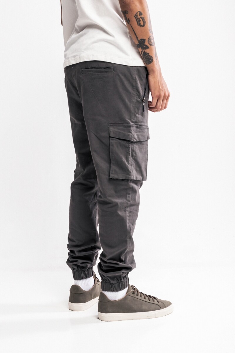 Pantalón de gabardina Pontevedra Gris oscuro