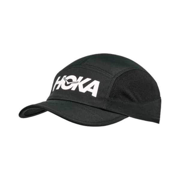 Hoka Gorro Visera Run Hombre - Negro Negro-Negro