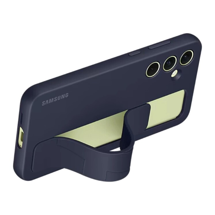 Funda Samsung Standing Grip Case con Correa y Soporte para Galaxy A55 5G Black