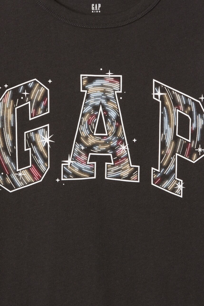 Remera Logo Gap Manga Larga Niño Motorcycle