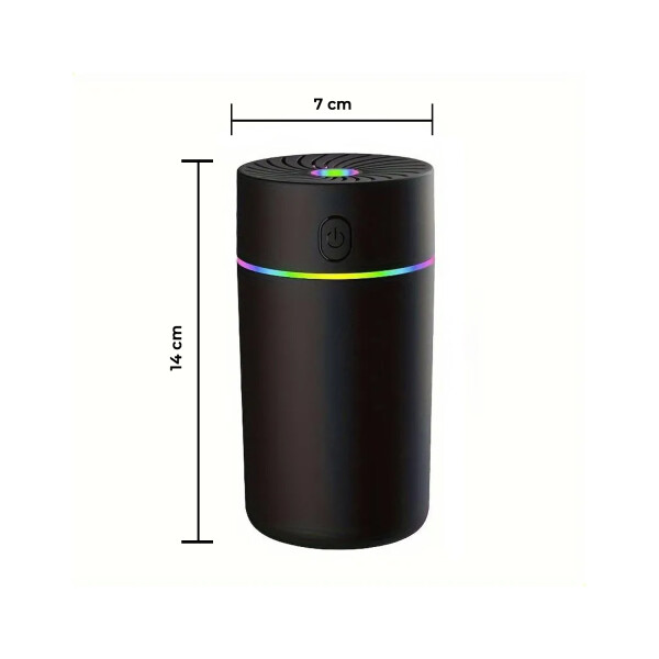 Humidificador Porta Vaso Grande Para Auto Color Negro Humidificador Porta Vaso Grande Para Auto Color Negro