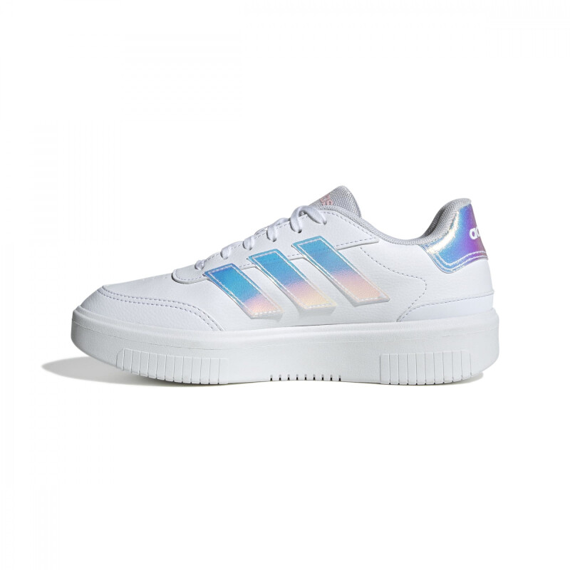 Championes Lifestyle ADIDAS CALZADO COURTBLOCK BOLD de Mujer - JI2205 Blanco-rosa Claro