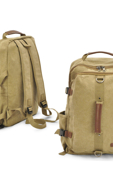 MOCHILA CANVAS HIMALAYA KAKI