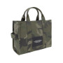 MARC JACOBS - THE CAMO JACQUARD SMALL TOTE BAG Marrón