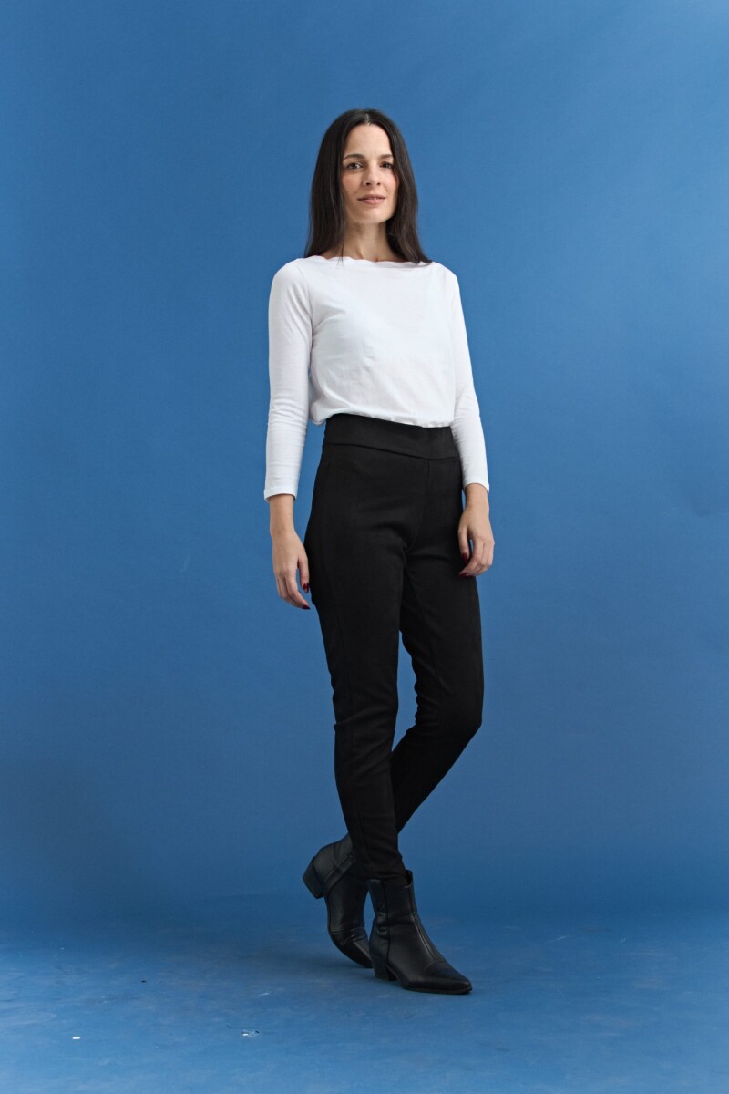 Legging toque gamuza NEGRO