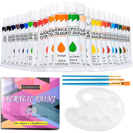 Set Arte Infantil 39pcs Caballete Pinceles Pinturas Jug027002