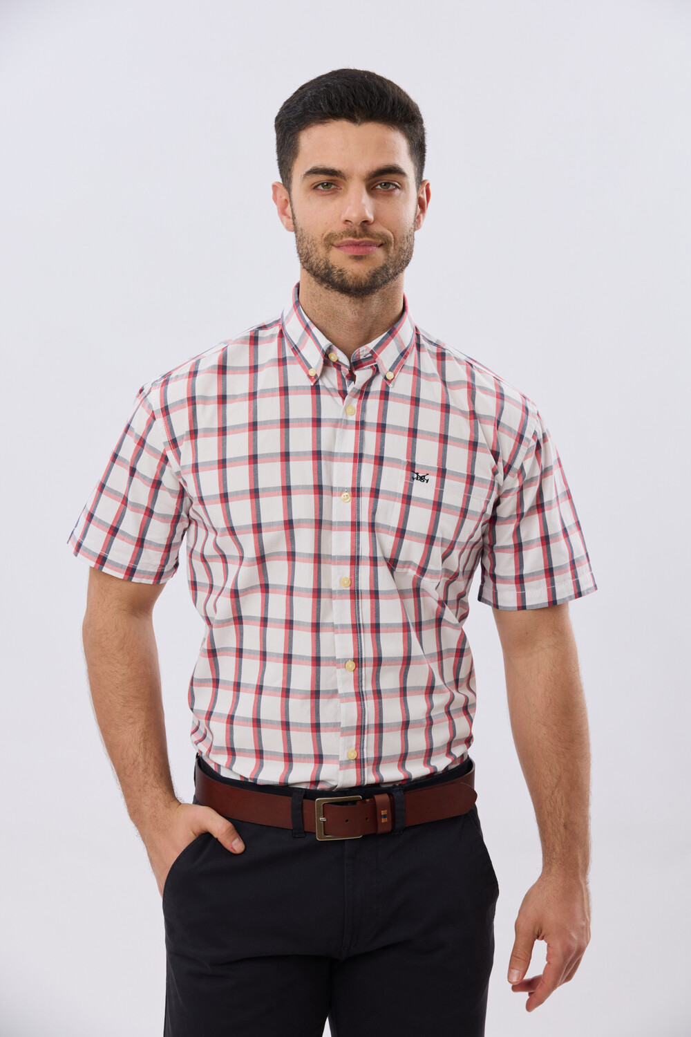 CAMISA CUADROS Rojo