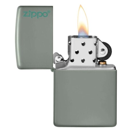 Encendedor Zippo Classic Sage con logo - 49843ZL Encendedor Zippo Classic Sage con logo - 49843ZL