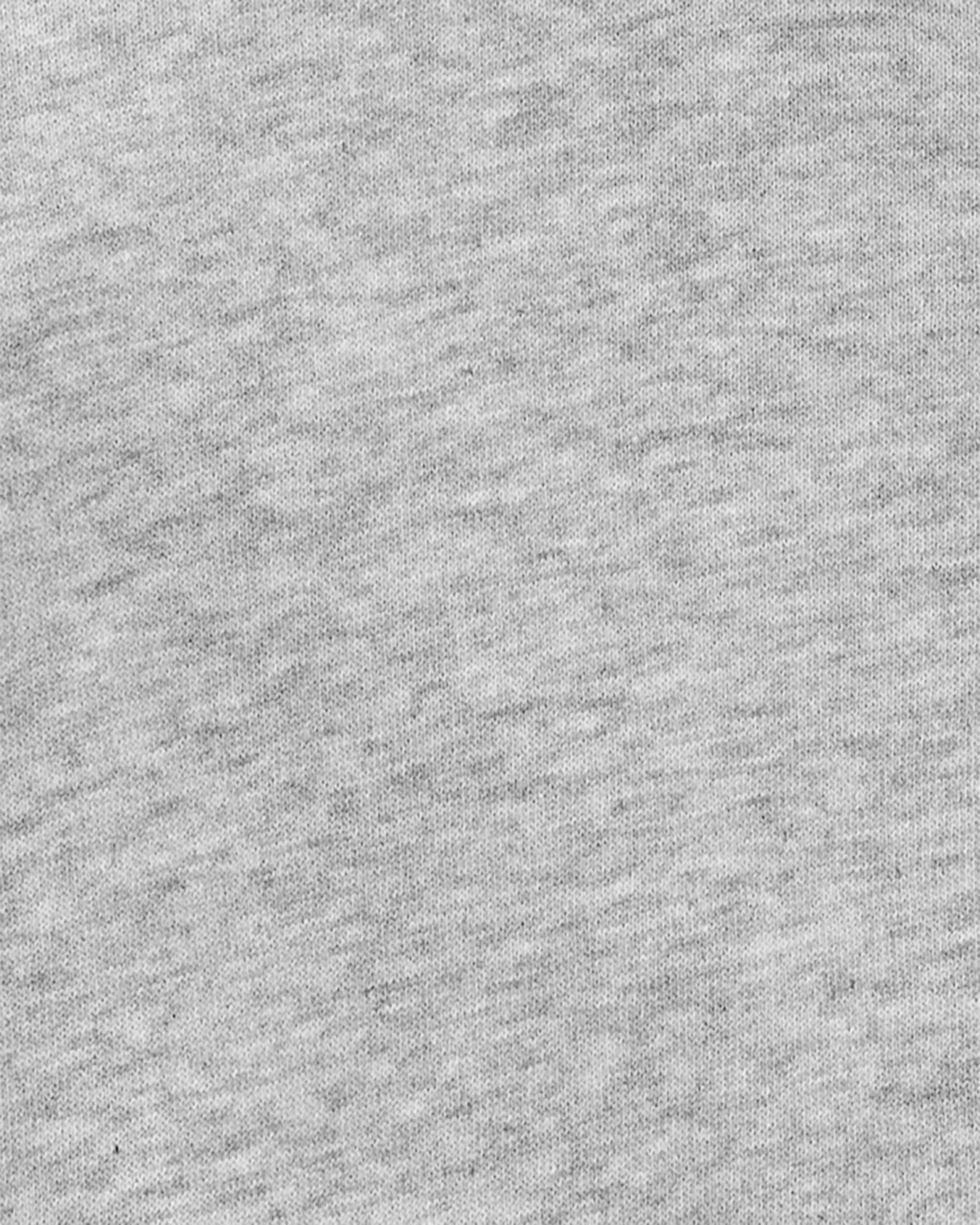 Campera de algodón con felpa, con franjas laterales, gris. Talles 6-8 Sin color