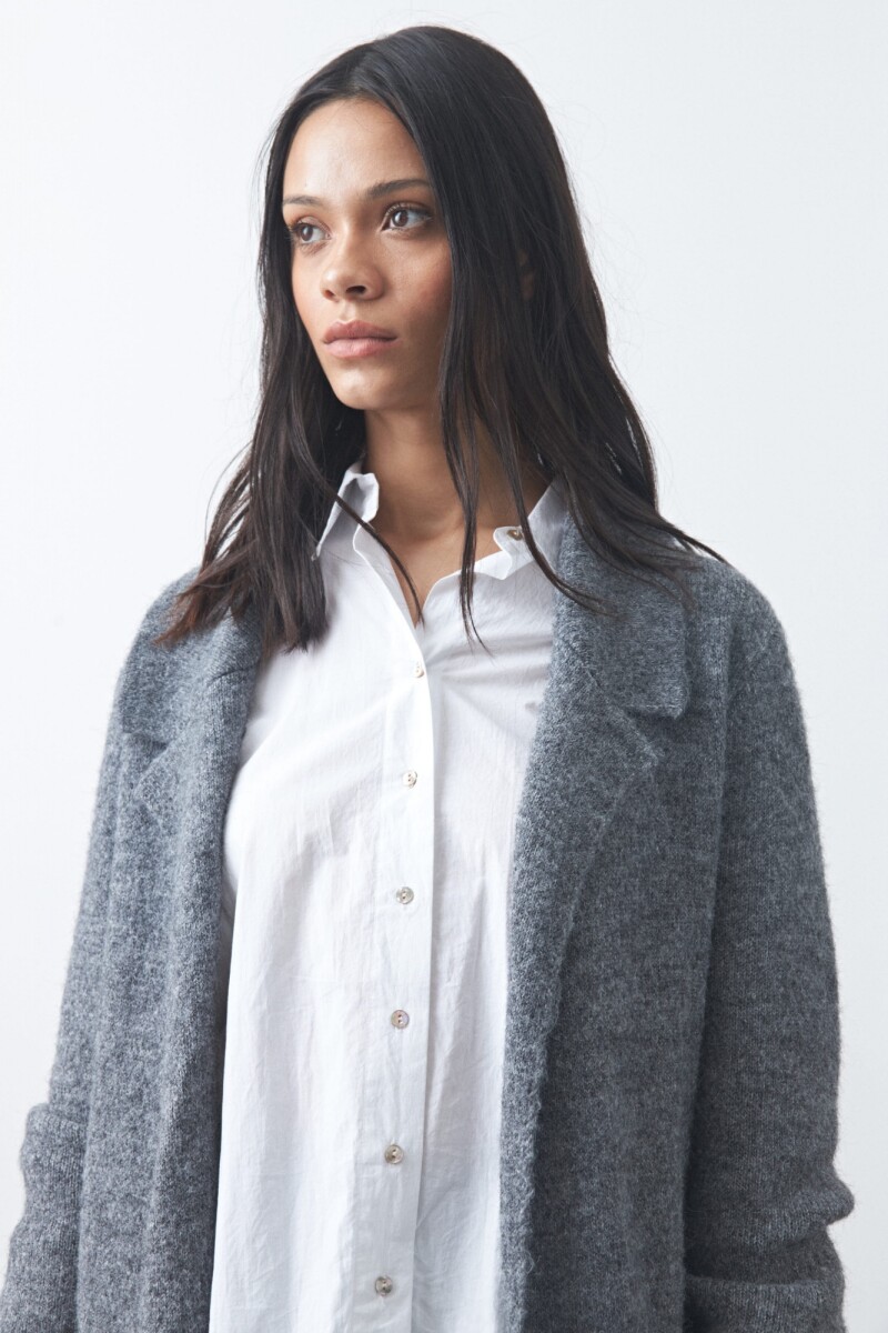 CARDIGAN BELORA Gris Melange