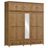 Ropero Topazio 10 Puertas 3 Cajones Nogal 9139n Ropero Topazio 10 Puertas 3 Cajones Nogal 9139n