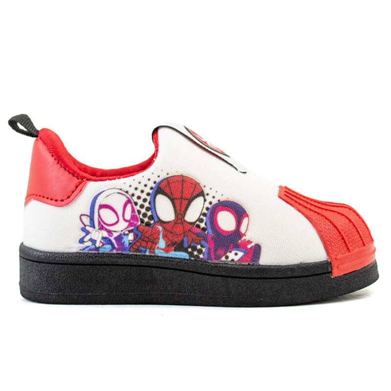 Champions Marvel Spiderman de Niños - SPTCFW23106 Blanco-rojo