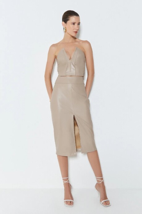 Falda Luma Beige