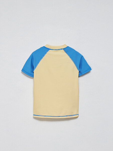 Camiseta UV manga corta Flow - Limón